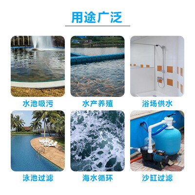 工厂游泳池设备抽水泵鱼池吸污泵温L泉池水池过滤循环水泵