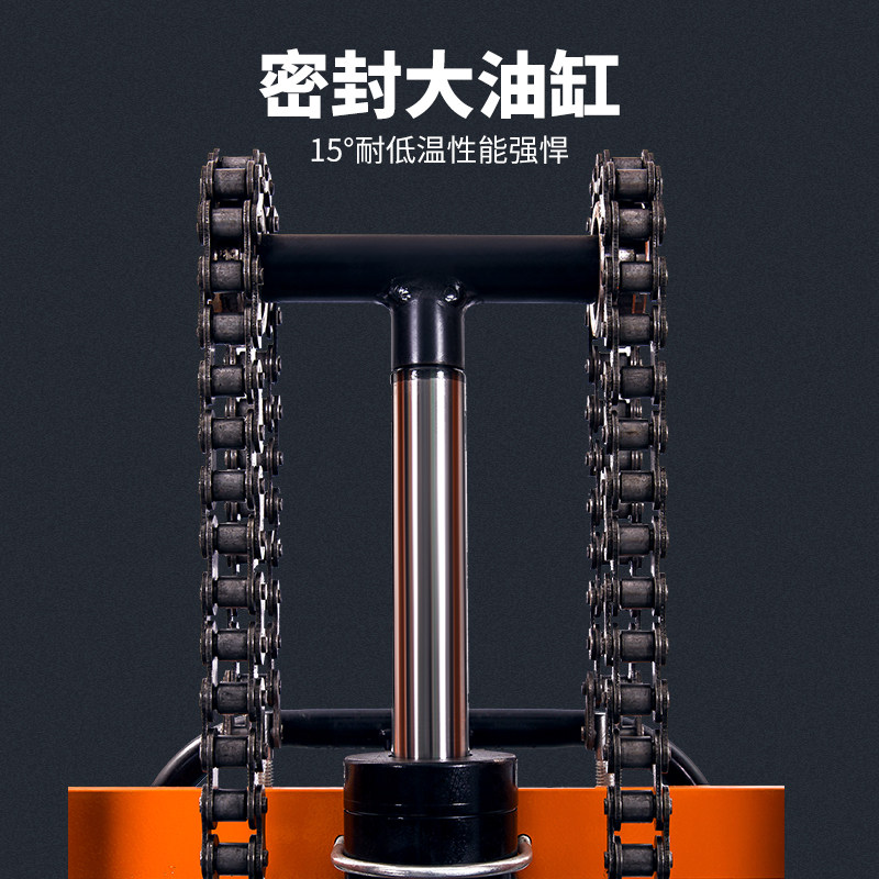 诺佳手动升高车2/3吨搬运车升降堆高车手推装卸车高X品质地牛叉车