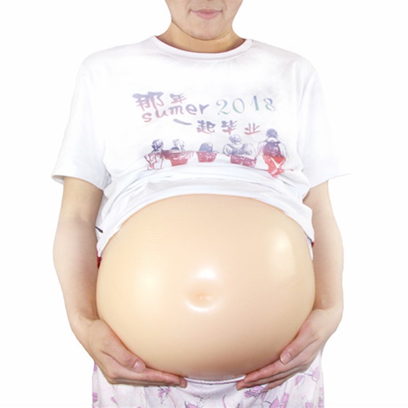 供应硅胶假肚子假肚皮变装孕妇装假肚子肚皮道具演X员使用假肚子