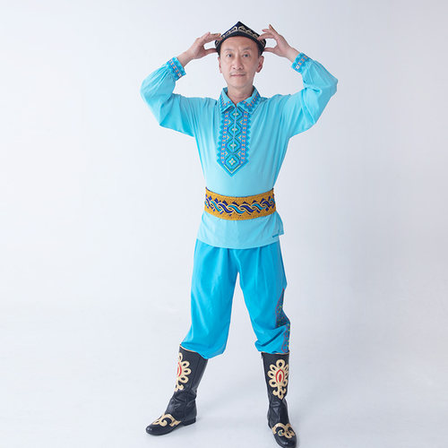 麦西莱依新疆维族民族舞蹈服表演少数民族服装成人艺考演出服套装