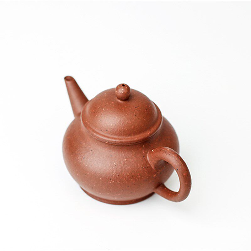 宜興紫砂壺岩茶烏龍k茶具原礦鐵砂朱泥 功夫茶小芭樂水平壺80/88c