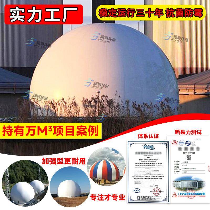 沼气双膜气柜软体沼气袋养殖场养猪场沼气池全套设备储气罐沼气罐