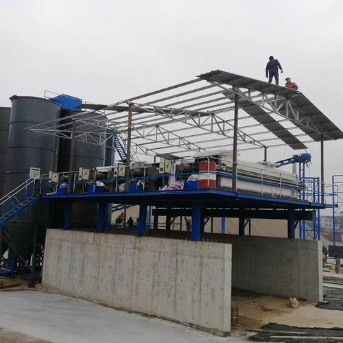 带式压滤机污水泥浆固液分离设备洗沙场全自动污泥脱水机厂家