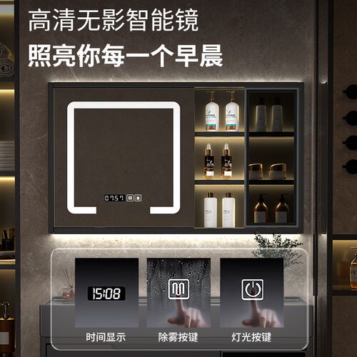 浴室柜洗脸盆柜组合洗手池岩石一体盆卫生间洗漱台面镜柜实木套装