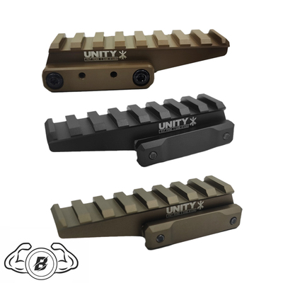 UN增高导轨UNITY底座金属增高支架556/558/EXPS3-0导轨立管增高座