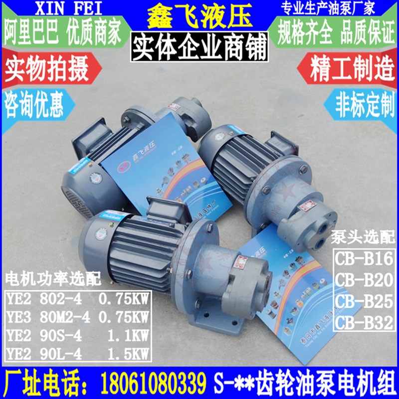 S-16A S-20A S-25A齿轮泵电机组 输油泵装置 减速机润滑油泵