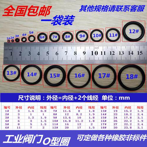 高弹力黑橡胶圈型o型圈环胶圈密封圈氟橡胶胶圈o型硅胶垫片硅胶