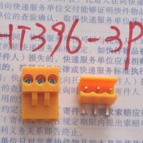 HT396-3P 接线端子 HT3.96mm间距 插拔式 直脚 橙色