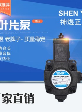 SHENYU神煜原装正品油泵叶片泵VP30 VP40-FA1/2/3 PVF平键花键