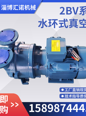 博山2BV系列水环式真空泵高真空水循环机械密封工业用不锈钢耐腐