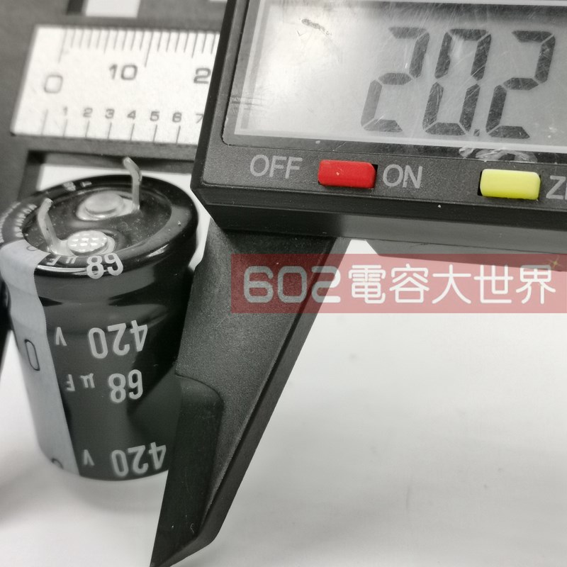 420V68UF尼吉康20*25铝电解电容器高频低阻GN主板变频器滤波105度