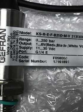 海天注塑机专用压力传感器 改伺服用压力传感器 250bar1-6v 0-10V