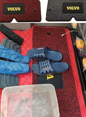挖掘机脚垫沃尔沃EC55 60 210 240 B 120D 驾驶室地毯地板胶配件