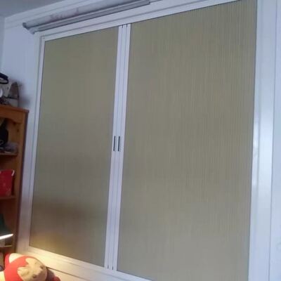 保暖挡风蜂巢帘窗户橱柜隐形卫生间两用纱窗帘阳台推拉式折叠伸缩