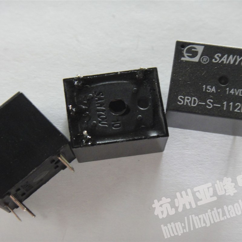 三友继电器SRD-S-112DMA 常开4脚 15A 14VDC JQC-3FF-M-12VDC-1HS