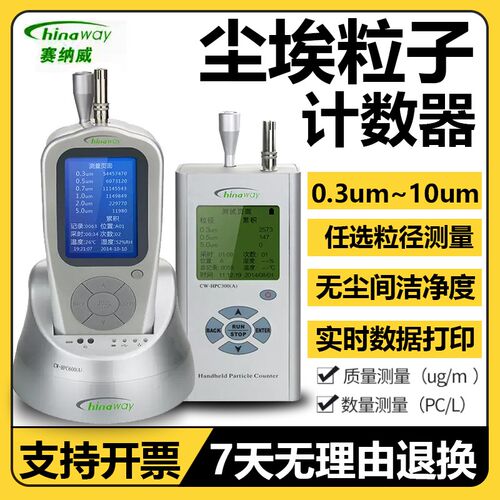 赛纳威空气粉尘检测仪CW-HPC600/300尘埃粒子计数器无尘间洁净室