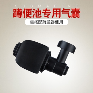 疏通器马桶接头气囊头一炮通蹲便疏通器配件下水道疏通神器配件头