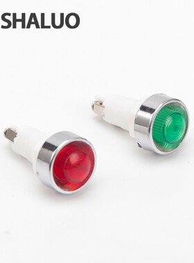 STC发电机配件小开关箱电源指示灯电压信号灯 AC220V 红色 绿色