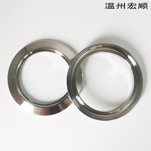 包邮不锈钢304快装片 盲板夹头钻孔带台阶通孔 接头管子插焊快开