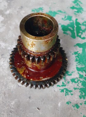 南京盐城C618 C6136车床2067B双联齿轮Z25/43模数3内孔46高119