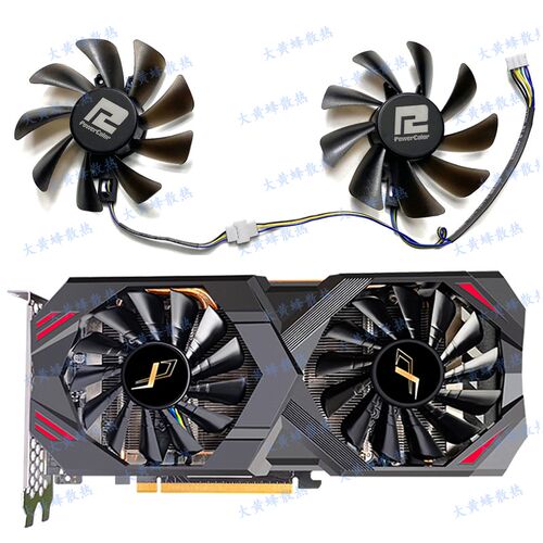 全新 竞派RTX2060 2060S GTX1660S显卡散热风扇