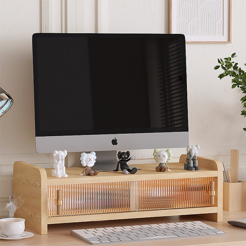 电脑增高架显示器托架垫高底座台式支架桌面收纳架子办公桌置物架