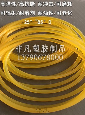 小直径2 3 4 5 6 8mm金黄色高透PU棒材 PU圆棒料 聚氨酯圆皮带条