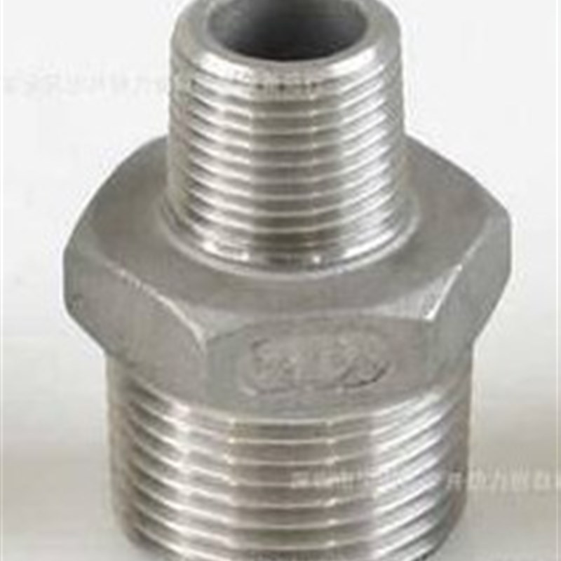 201不锈钢变径外丝异径外牙对丝直接六角外丝大小头1寸6分4分接头