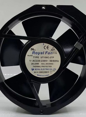 UT156C-2TP 日本ROYAL FAN TYPE 26-29W 220-230V 金属耐高温风扇