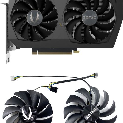 ZOTAC/索泰RTX3060 3070 Twin Edge显卡散热风扇GAA8S2U/GA92S2U