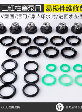 三缸柱塞泵配件21/22/26/28/30/60/80型易损件维修包修理包橡胶件