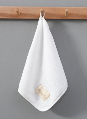 白色小毛巾方巾吸水巾抹布吧台咖啡机清洁布清洗布厨房洗碗巾奶茶