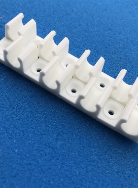 BLUESTAR气管管夹管座多管托架TM-12 TM-08 TM-06 TM-10乳白色