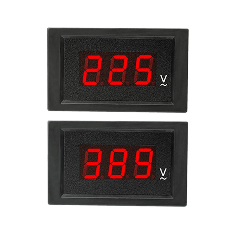 数字交流电压表LED显示数显表头ac80-500v测量仪显示器DL85-20