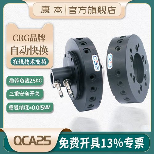 CRG机器人快换装置QCA-25 机械手末端工装夹具自动快换枪盘快换器