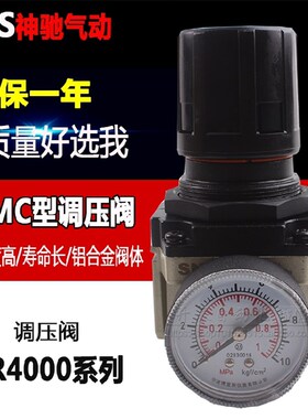 SNS神驰气源处理器过滤器空气调压阀AR4000-04 AR4000-06
