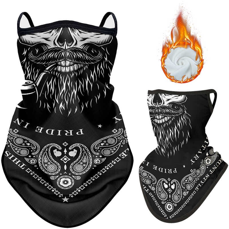 冬季摩托车骑行面罩防风防寒头套女滑雪护脸挂耳面巾保暖围脖套