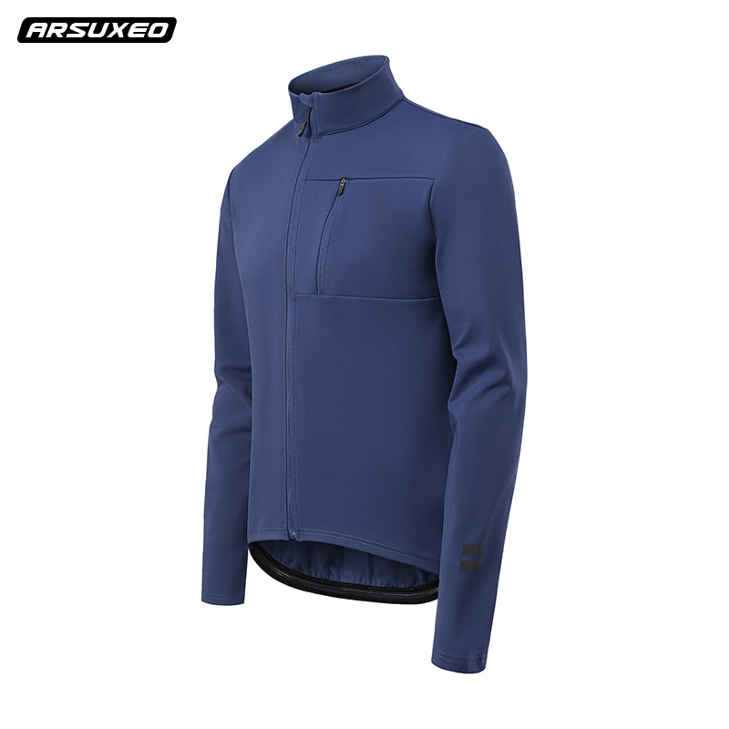 艾速欧骑行服秋冬保暖自行车外套登山车公路车抓绒透气单车衫