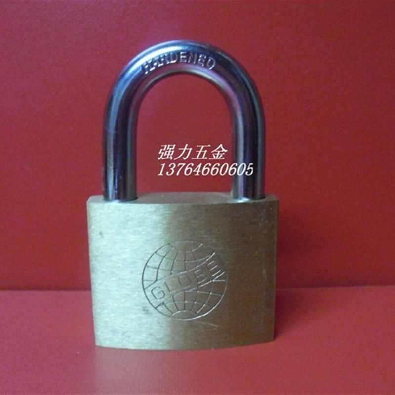 加厚铜挂锁:工具箱挂锁:电脑箱桂门锁:60mm:HL406 厚型