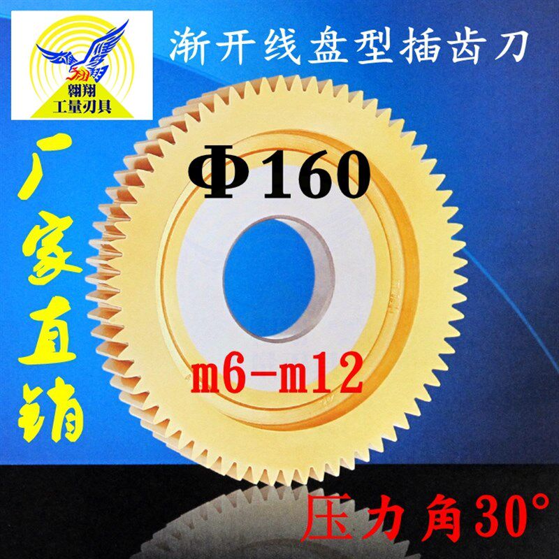 正富刀具 盘形 渐开线盘型直齿插齿刀 直径160 压力角30 m6-m12