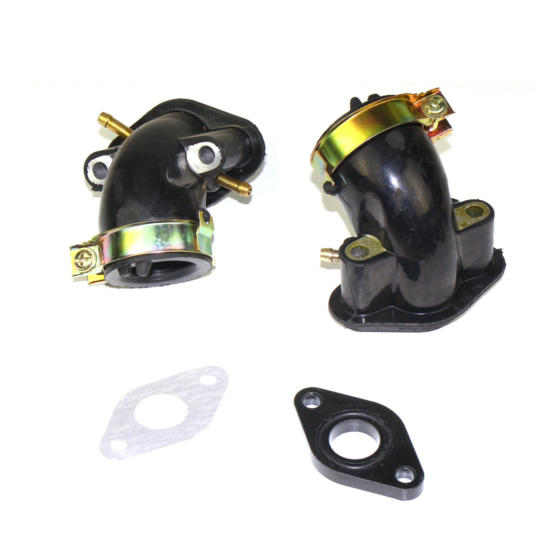 踏板车助力车四冲50 GY6 48cc 80化油器接口进气管喉管接口支气管