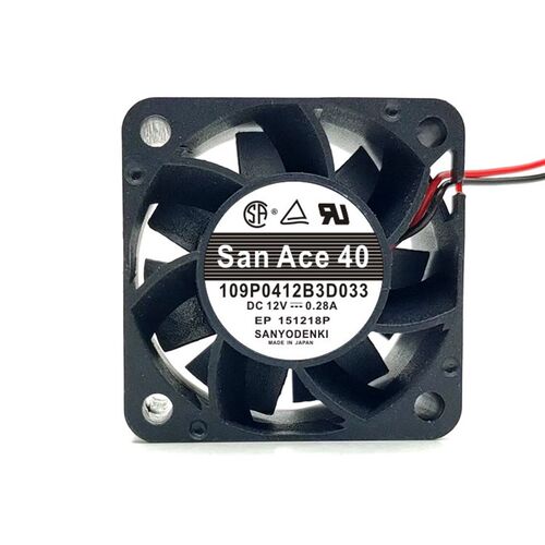 三洋 4028 4cm 12v 0.28A 109P0412B3D033 大风量 电源散热风扇