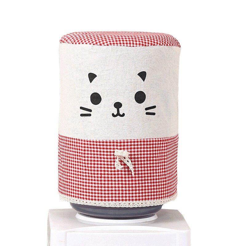 田园饮水机罩盖巾卡通饮水机x套子客厅布艺单件纯净水桶防尘罩家