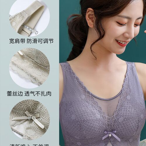 妈妈薄款大胸显小内衣女中老年加大码全罩杯收副乳防下垂聚拢文胸