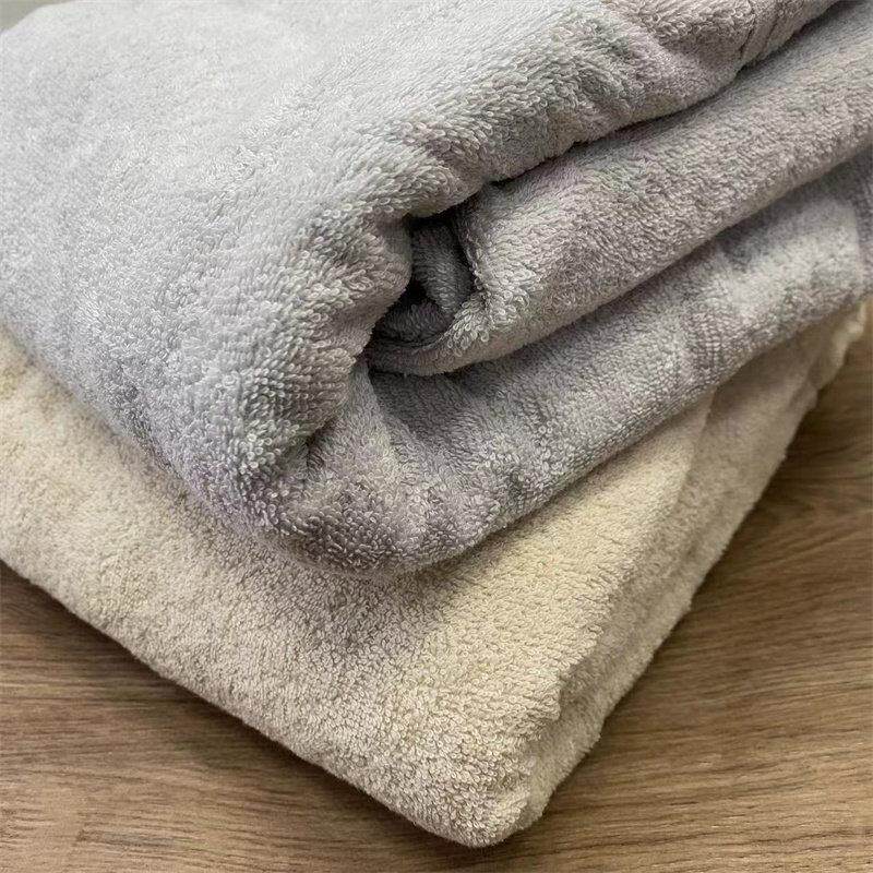 出口日本KU纯棉毛圈单人毛巾被 双人空调被 夏季盖毯日系简约素色