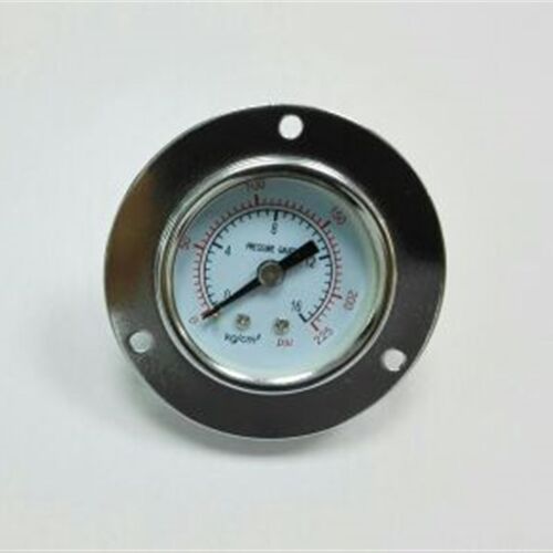 轴向带边嵌入式压力表 直径40mm 压力0-16kg 225psi 型号yQ-40zt