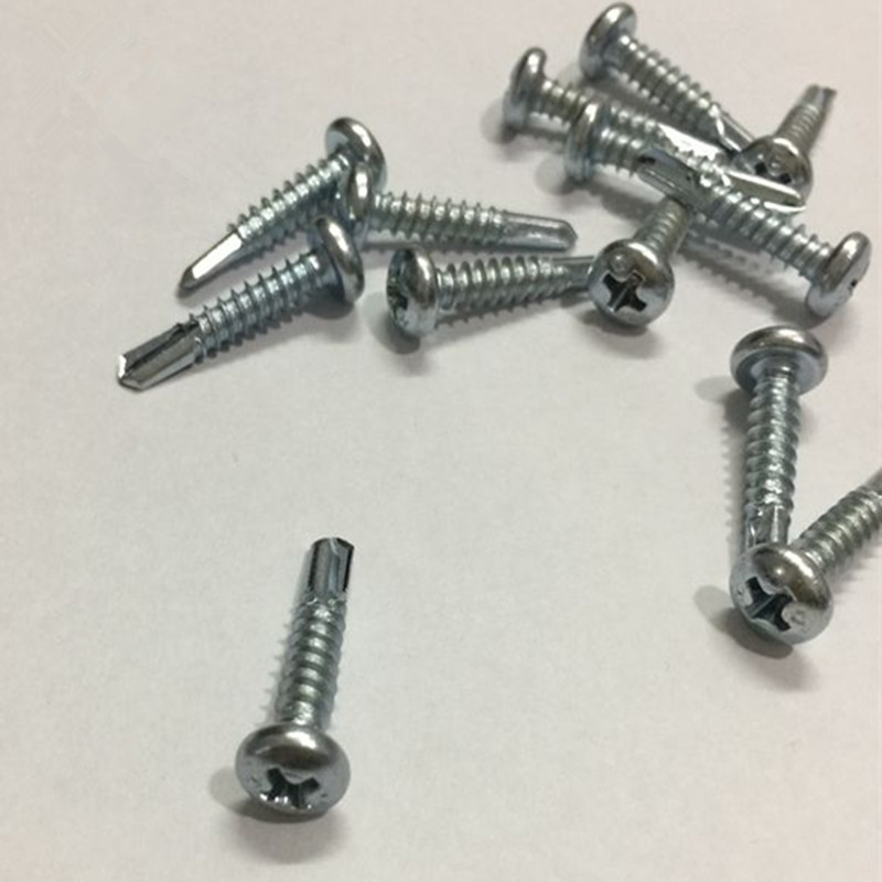 镀锌圆头十字钻尾螺丝钉元头盘头燕尾十字自攻自钻钉M4.2M4.8包邮,农用物资,苗木固定器/支撑器,淘宝优惠券,粉丝福利购,淘宝优惠卷