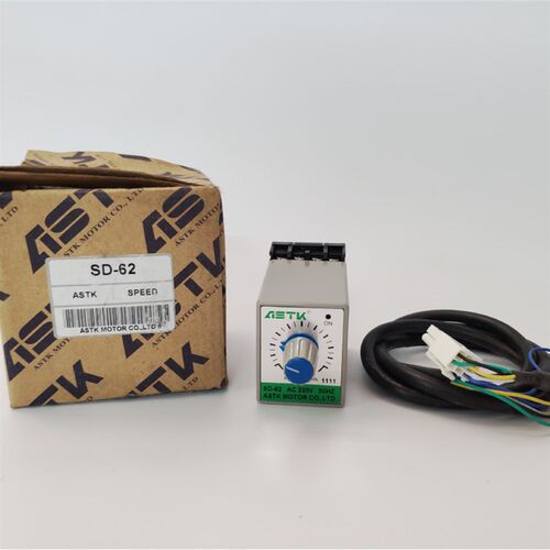 全新正品台湾ASTK交流单相220V调速减速电机速度控制器SD-62促销