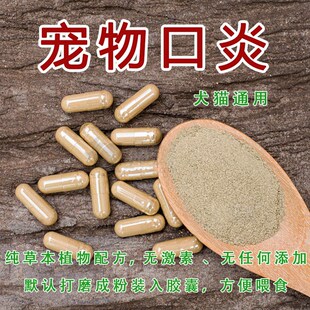 宠物口炎【草本植物】猫咪流口水猫犬口炎口臭流口水牙龈红肿溃烂