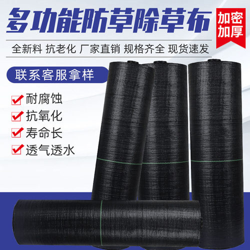 防草布除草布加k厚园艺地布果园农用盖草抑草地膜透气保湿